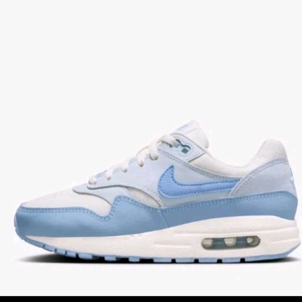 Nike Air Max 1 Sail Blue Tint Psychic Blue Big Kid's Size 6.5 Shoes DZ3307-116